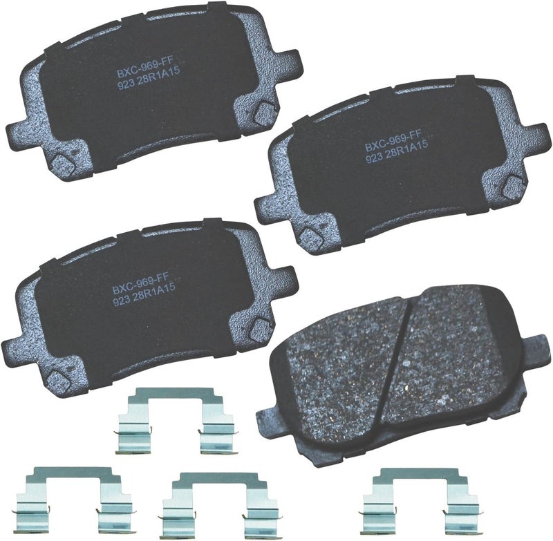 Bendix Premium SBC923 Ceramic Front Brake Pads for Pontiac Vibe 2008-2003, Toyota Corolla 2008-2003, Matrix 2008-2003 - Image 1
